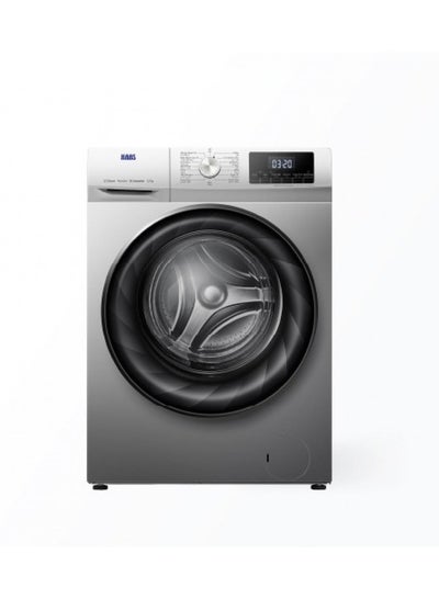 Buy Haas Front Loading Automatic Washing Machine, 12 kg, 15 program, inverter, Silver - HWF120HSL in Saudi Arabia