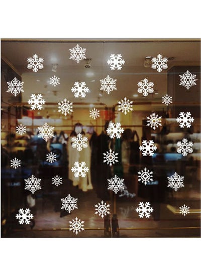 اشتري Window Stickers Christmas Decoration Home Decals Snow Pvc Removable Wall Sticker في مصر