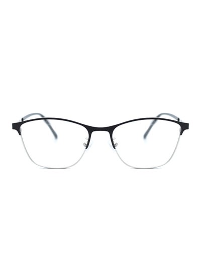 اشتري Unisex Semi-Rimless Eyeglass Frame - 8256 - 54 Mm في الامارات