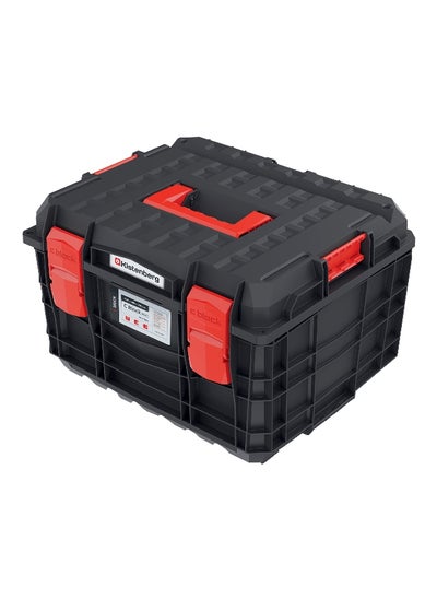 Buy C Block Durable Tool Box with Removable Separators Pro Tool Box Black and Red 29 x 38 x 45 cm in Saudi Arabia