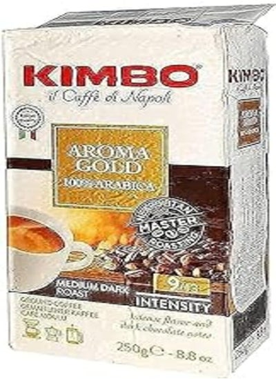 Buy Kimbo Ground Aroma Gold Ground Coffee - 250 gm in Egypt