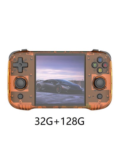 اشتري R46S Handheld Retro Gaming Console Linux System with 32G+128G TF Card, Preloaded with 8000+ Games,4-inch 1:1 HD720*720 Screen,FPS 60HZ 4000mAh,wifi bluetooth(Orange 128G) في الامارات