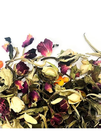 Buy White Tea Rosa Strong Malty Loose Leaf Breakfast Invigorating Aroma 100% Natural Ingredients Caffeine Free Anti Oxidants Rich in UAE