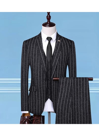 Buy New Slim Fit Suit Three Piece Set in Saudi Arabia