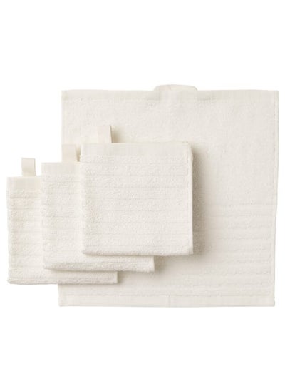 Buy Washcloth white 30x30 cm in Saudi Arabia