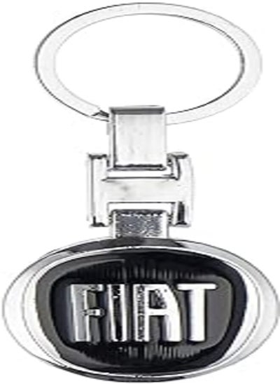 Buy Car KeyChain with Fiat Logo, Car Keyring Auto Decoration Accessories - Black in Egypt