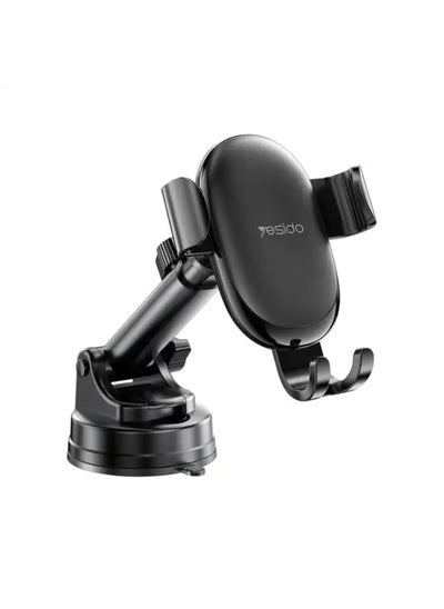 Buy C120 High Quality Suction Cup & Windsheild Phone Holder, Gravity Holder - Black in Egypt