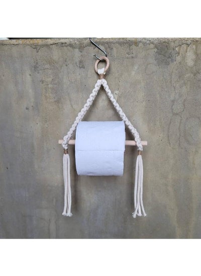 Buy Macrame paper roll tissue holder in Egypt