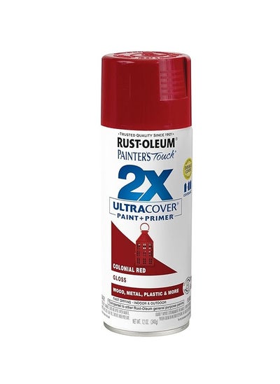 Buy Rust-Oleum 2X Ultra Cover Primer - Flat Red, 12oz, Spray Paint, Surface Preparation in UAE