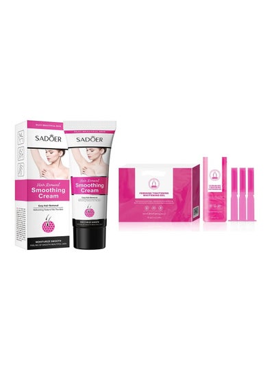 Buy Sensitive areas care set consisting of (hair removal cream - whitening and lightening gel for sensitive areas) in Saudi Arabia