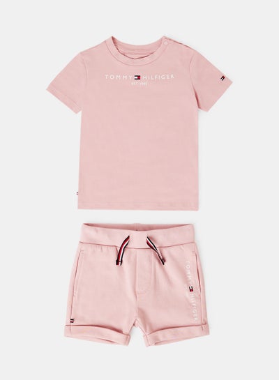 Buy Baby Girls Essential T-Shirt and Shorts Set in UAE