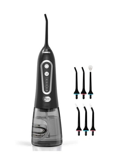 Buy Portable Dental Water Flosser Black in Saudi Arabia