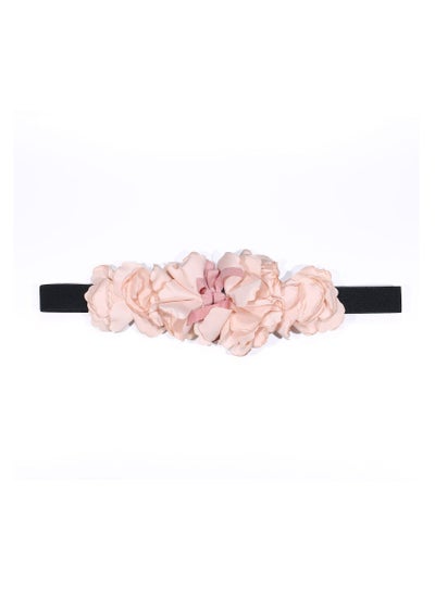 اشتري New Corset Elastic Elastic Elastic Womens Dress Decoration Fabric Flower Fashion Belt في الامارات