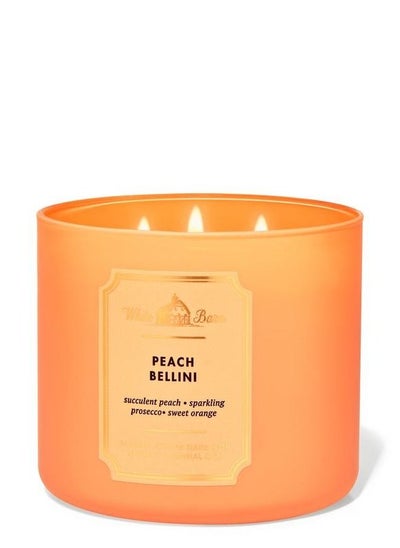 اشتري Peach Bellini 3-Wick Candle في الامارات