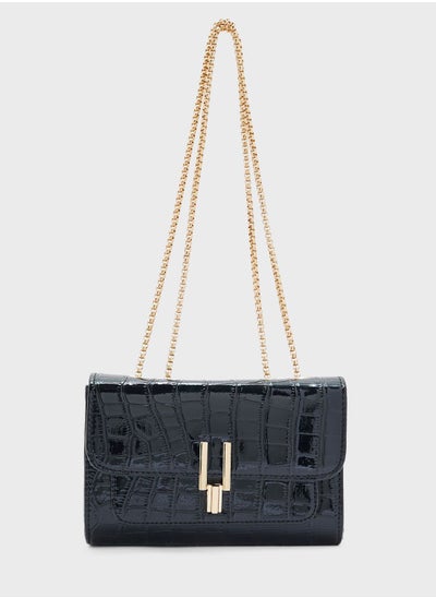 Buy Croc Detail Mini Crossbody Bag in Saudi Arabia