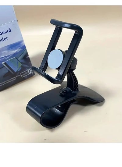 Buy Car Phone Holder Easy Clip Mount Stand Panel Dashboard Gps Navigation Multi-Functional Bracket Holder For iPhone/Xiaomi/Oppo/Vivo, Samsung/OnePlus Mobile Phone Holder, Plastic in UAE