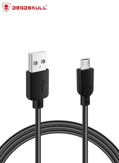 Buy USB-A to Micro USB (1.5 METER) B2.4A Fast Charging & Sync Android Charger, Compatible with Samsung Galaxy S7 S6 Edge, Note 5 4, PlayStation 4, Kindle, Fire TV and More – Black in UAE