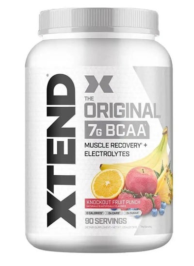 Buy Xtend Original Powder 7g - BCAA - Fruit Flavor - 90 Servings 1.22 kg in Saudi Arabia