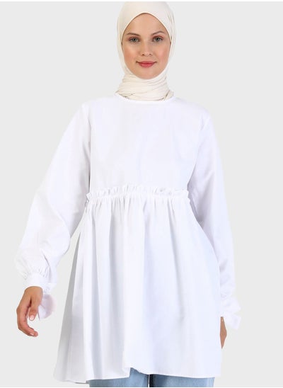 Buy Ruffle Detail Tunic in UAE