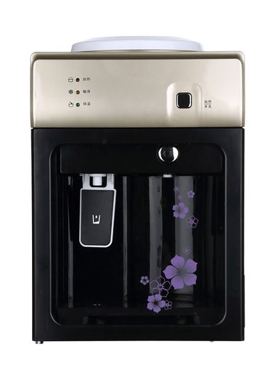 Buy Desktop household hot and cold top loading water dispenser Hot water, cold water, normal water, compressor cooling, stainless steel tank, low noise, overflow prevention in UAE