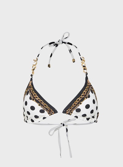 Buy Triangle Spot Chain Bikini Top in UAE