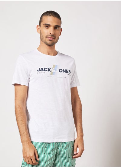 Buy Contrast Logo T-Shirt in UAE