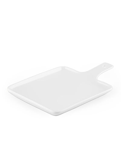 Buy Ceramic Tapas Tray Serving Board Cheese Appetizers Board 12.5inch in UAE