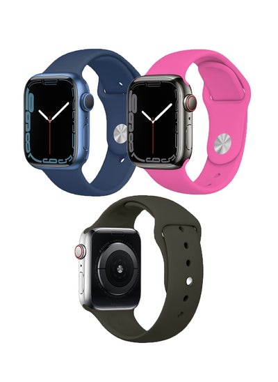 Buy 3pcs Watchband Replacement for Apple Watch 49/45/44/42mm Series 8/7/6/5/4/SE in UAE