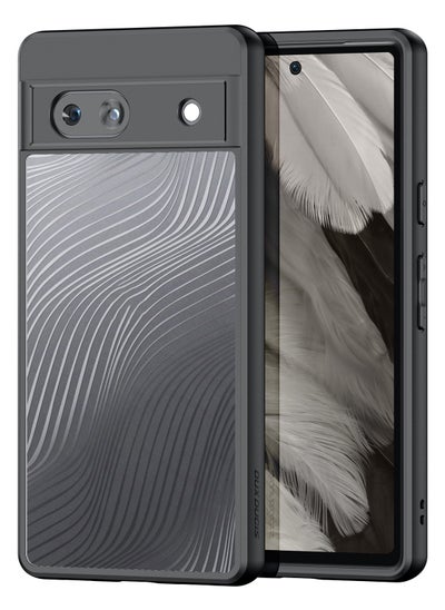 Buy DUX DUCIS Aimo Cover for the Google Pixel 7a mobile phone slim, transparent matte cover made of TPU, polycarbonate, polypropylene, silicone - black in Egypt