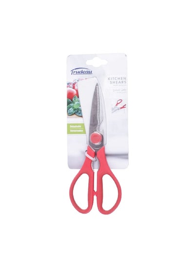 Buy Detachable Multi Purpose Kitchen Shear Red and Silver 20 cm 09610121/12803 in Saudi Arabia