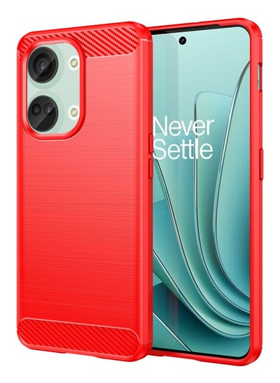 Buy Phone Case for OnePlus Nord 3 Soft TPU Brushed Texture Anti-Slip in Saudi Arabia