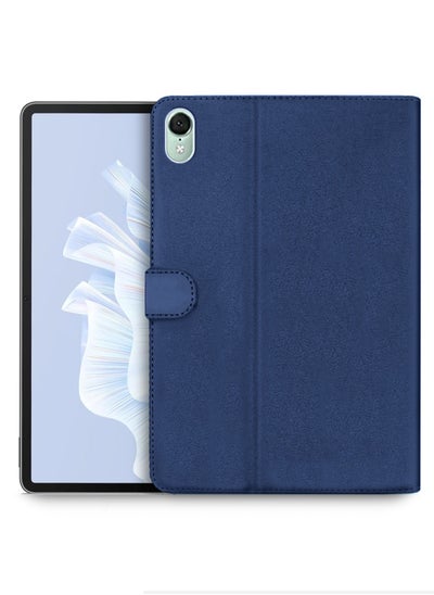 Buy PU Leather Magnetic Closure Flip Case Cover For Huawei MatePad Air 4G 11.5 Inch 2023 / Huawei MatePad 11.5 Inch 2023 Navy Blue in Saudi Arabia