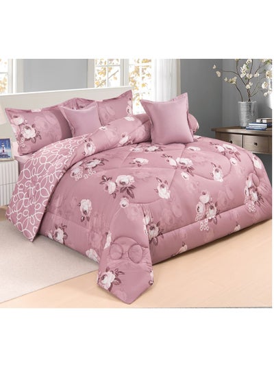 Buy Double summer quilt set mattress system 6 pieces medium fixed filling size 220 x 240 in Saudi Arabia