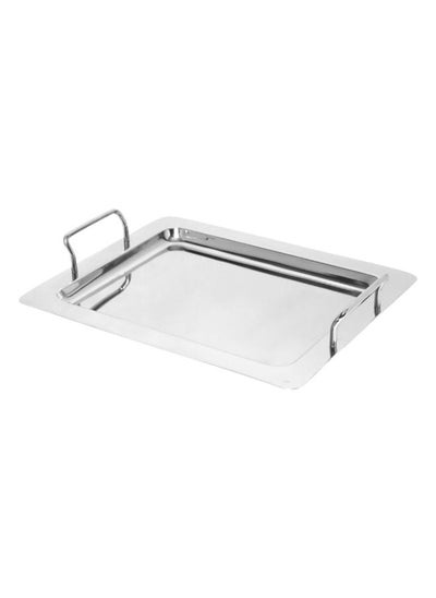 اشتري Amelie Serving Tray Chrome 35.5x28.5 cm في الامارات