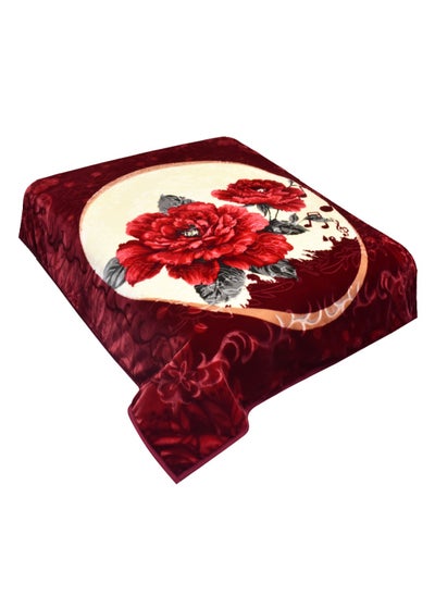 Buy Luxury Korean Faux Mink Flannel Plush Cozy Raschel Thick Fleece Blankets for Bed Sofa Couch Travel Camping in Saudi Arabia