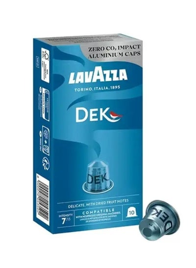 Buy Nespresso Compatible Dek Intenso 10 Coffee capsules 58g in UAE