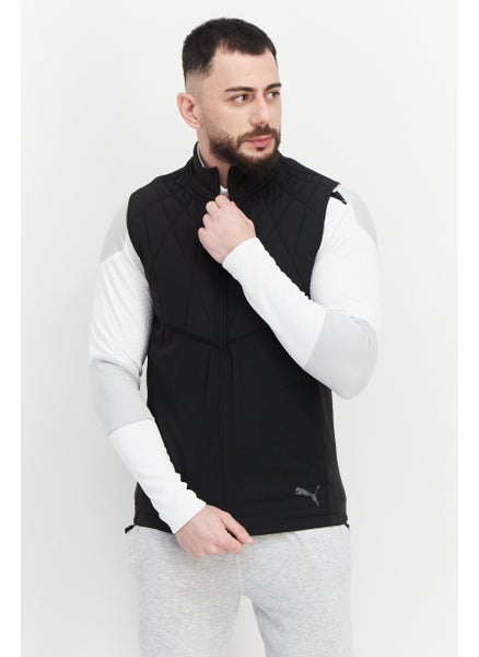 اشتري Men Sportswear Brand Logo Training Vest, Black في الامارات