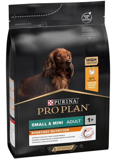 Buy Pro Plan Everyday Nutrition Small and Mini Adult Dog food with Chicken 3 kg in UAE