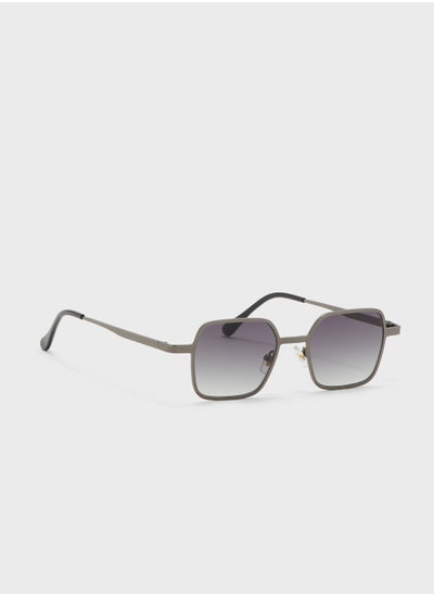 Buy Square Aviator Gradient Lens Sunglasses in UAE