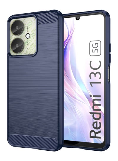 Custodia Trasparente Con Anello Per Xiaomi Redmi 13C 4G – Cover In Silicone TPU Antiurto Con Supporto Girevole 360° (Bianco)