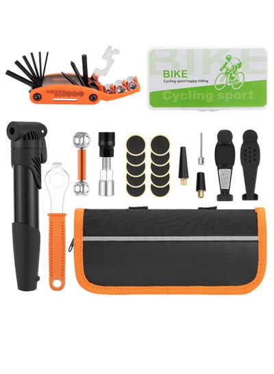 اشتري Bicycle Repair ToolkitPatch Tire PumpRepair ToolWrench SetMountain Bike Combo Tool Set في السعودية