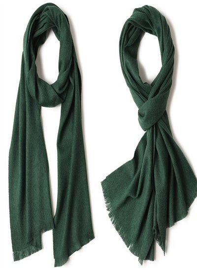 Buy Warm Solid Short Beard Wool Scarf in UAE