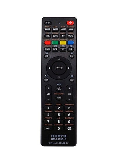 Buy Universal Remote Control For All LCD/LED TV Black in UAE