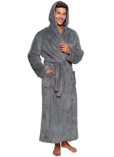 Buy Long Men`S Fur Robe Suitable For Winter in Egypt