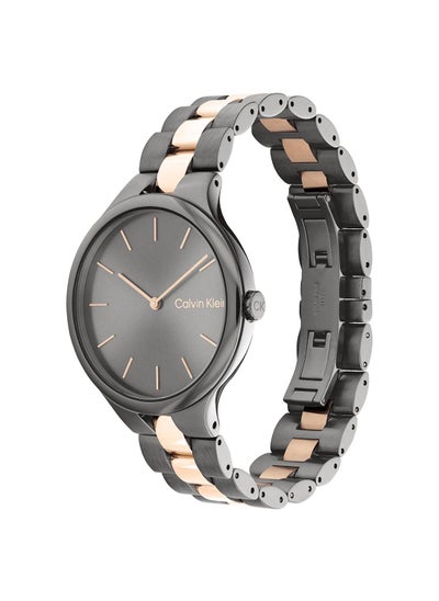 Buy Analog Round Waterproof  Wrist Watch With Stainless Steel 25200127 in UAE