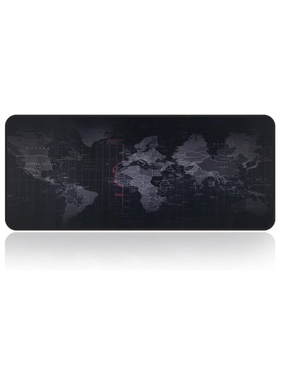 Buy Gaming Mouse Pad World Map  - Extra large for Keyboard & Mouse - Size 70 X 30 CM in Egypt