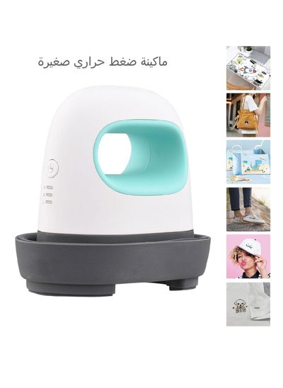 Buy Mini Heat Press Machine T-Shirt Printing Easy Heating Transfer Press Iron Machines for Clothes Bags Hats Pads Blanket Leather Portable HTV Vinyl Projects DIY Home Business in Saudi Arabia