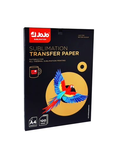 اشتري Pack of 100 Sublimation Transfer Paper Sheets, في السعودية