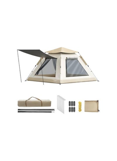 Buy 6 Person Camping Tent, Waterproof, 2 Windows & 2 Doors - Automatic Opening in Egypt