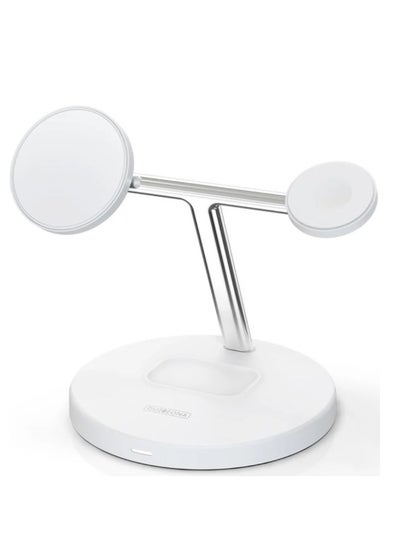 Buy MagSafe 3/1 charging dock for headphone, mobile phone and watch in Saudi Arabia